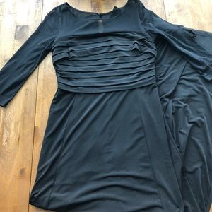 Signature by Sangria | Mesh 3/4 Sleeve Gown